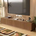 Gaoyangjiaju 86.61 Mid-Century Modern TV Stand for TVs up to 85, TV Console with Large Storage Space, Entertainment Center for Living Room