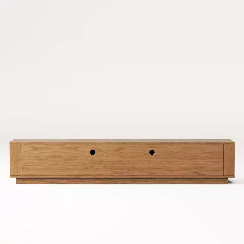 Meuble TV moderne Mid-Century de 86,61 po pour téléviseurs jusqu'à 85 po, console TV avec grand espace de rangement, centre de divertissement pour salon