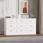 Commode à 9 tiroirs, Grand organisateur de rangement pour chambre à coucher, couloir et salon, Commodes et chiffonniers