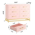 Commode en bois à 6 tiroirs pour placard, couloir, salon, chambre d'enfant