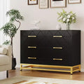 Wood 6 Drawers Dresser for Closet, Hallway, Living Room, Nursery