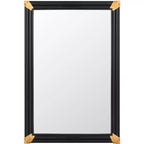 Bindie Mirror - 24.02 x 35.94 - MRR9021 - Natural/Black - Safavieh