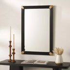 Miroir mural naturel/noir 24 x 36
