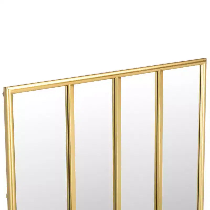 Miroir pleine longueur en fer doré 30 x 72