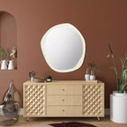 Miroir mural ivoire 29 x 30
