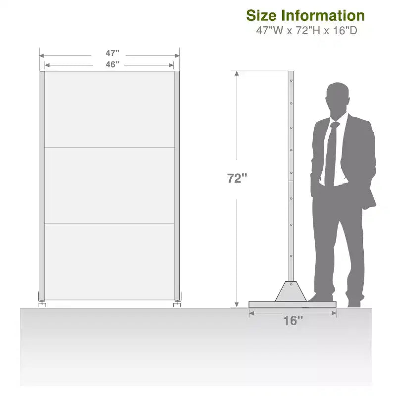 Paravent rectangulaire de 183 cm pour l'intimité avec cadre galvanisé Clôture de jardin Patio Extérieur Marron
