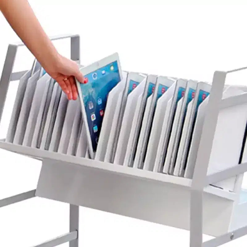 Chariot de recharge ouvert pour 16 appareils maximum - Blanc
