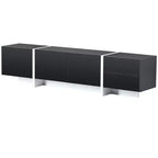 Meuble TV moderne pour téléviseurs jusqu'à 80'' avec surface UV haute brillance